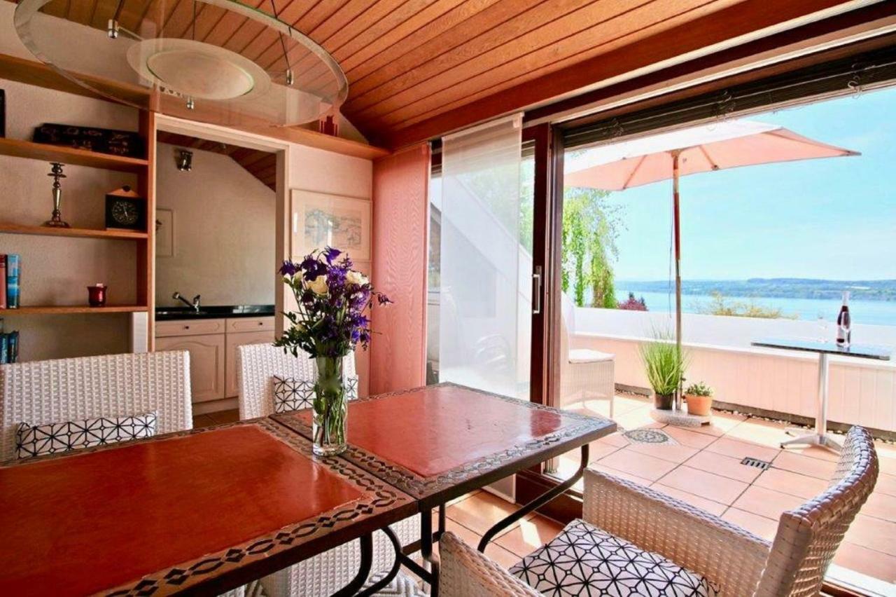 Ferienwohnung Mit Seeblick Und Dachterrasse In Ueberlingen Exterior foto