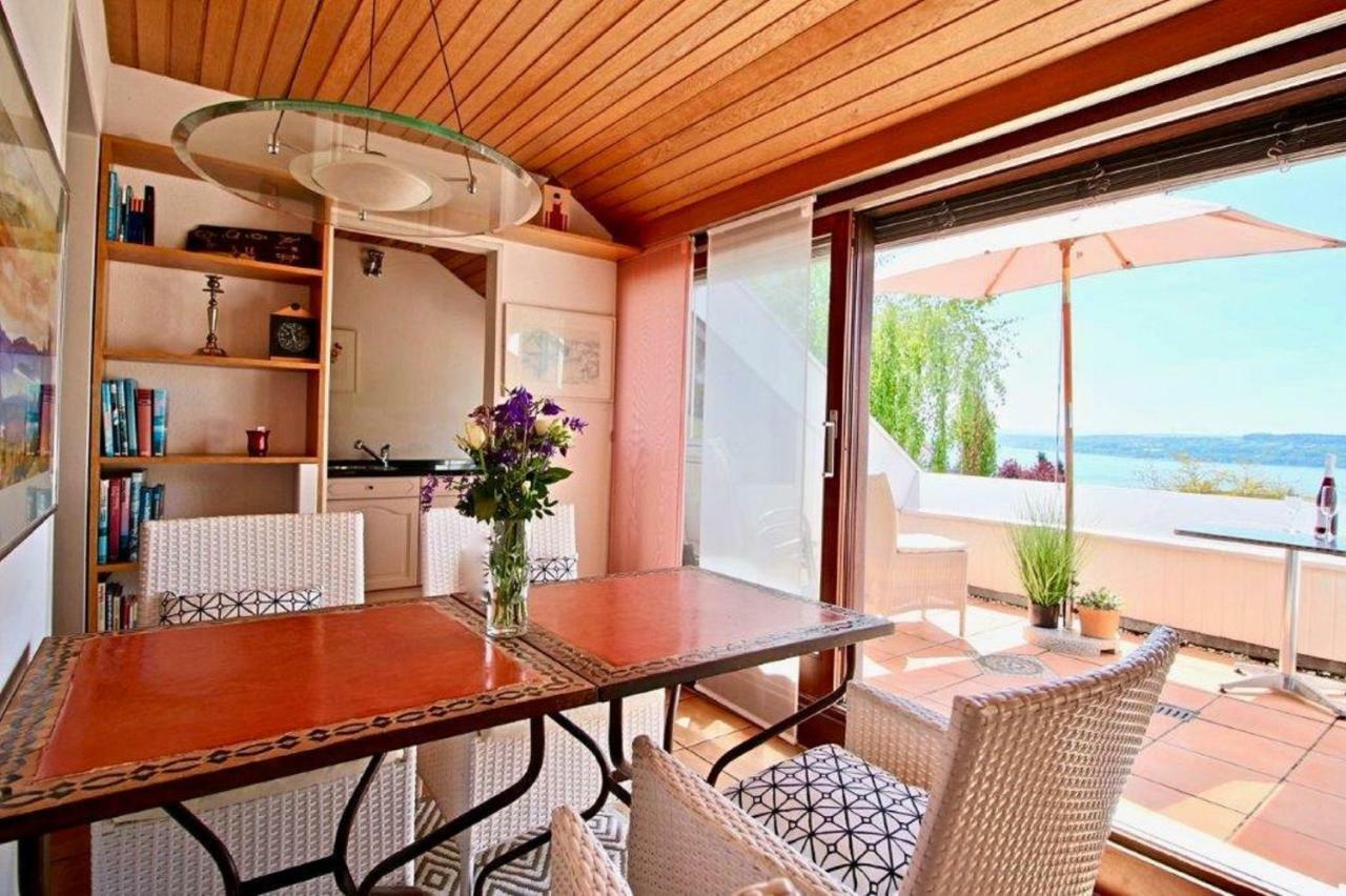 Ferienwohnung Mit Seeblick Und Dachterrasse In Ueberlingen Exterior foto