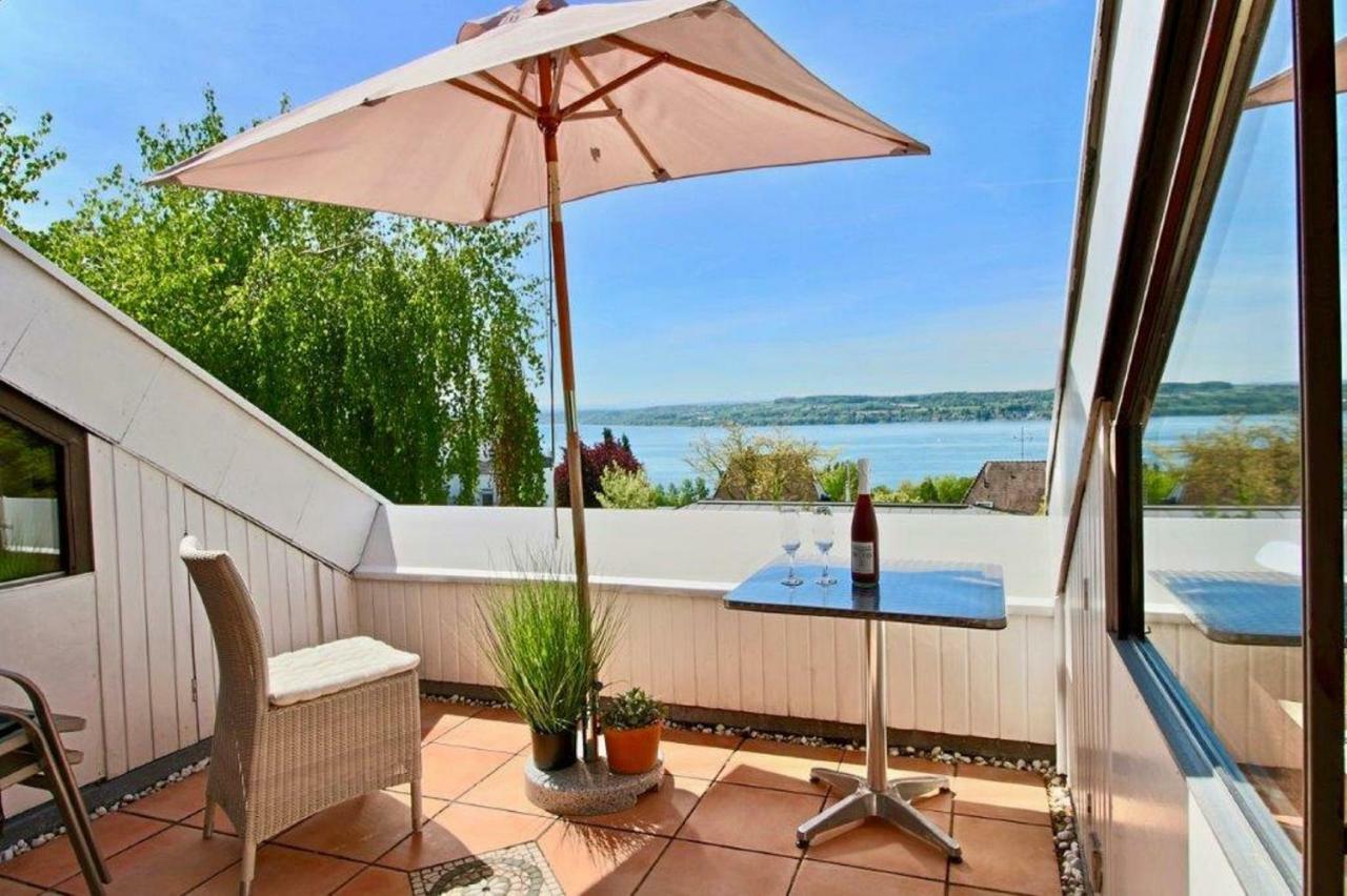 Ferienwohnung Mit Seeblick Und Dachterrasse In Ueberlingen Exterior foto